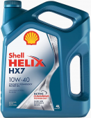 Масло моторное SHELL HX7 10W40 4л. полусинт.